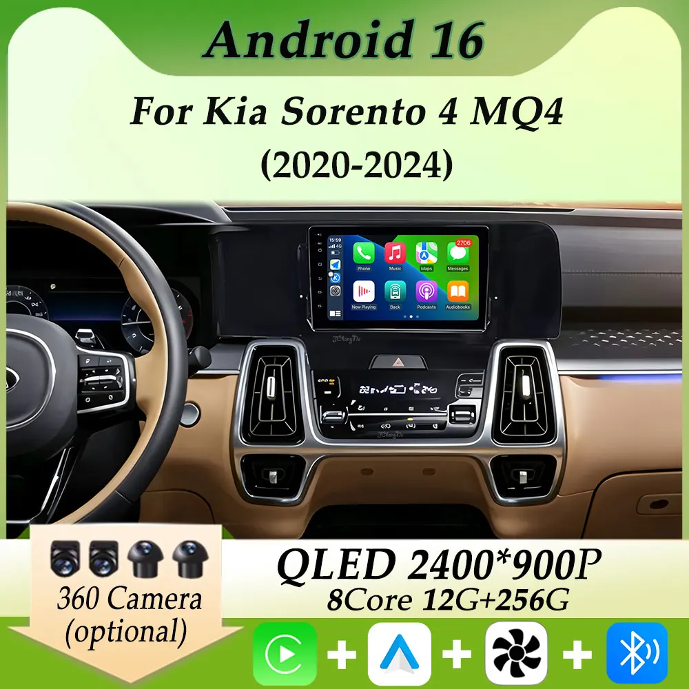 Car Radio Multimedia Player Carplay Android for Kia Sorento 4 MQ4 2020 - 2024 GPS Navigation Head Unit Split Screen DSP Stereo
Car Radio Multimedia Player Carplay Android for Kia Sorento 4 MQ4 2020 - 2024 GPS Navigation Head Unit Split Screen DSP Stereo