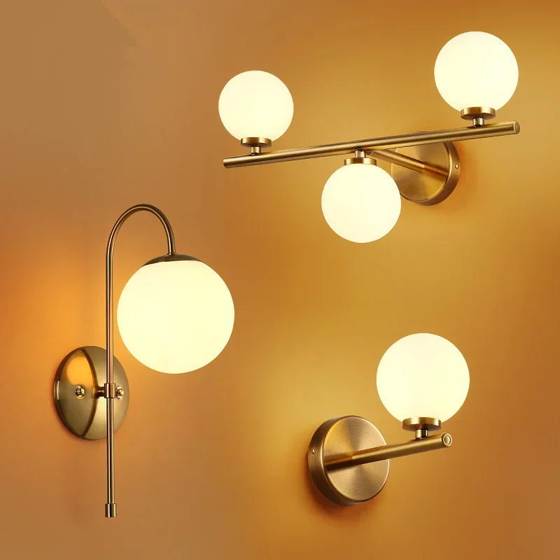 Modern Led Indoor Wall Mounted Lamp Glass Lampshade For Corridor Stair Fixture Bedside Bathroom Vanity Lights Luminaire Sconce
Modern Led Indoor Wall Mounted Lamp Glass Lampshade For Corridor Stair Fixture Bedside Bathroom Vanity Lights Luminaire Sconce