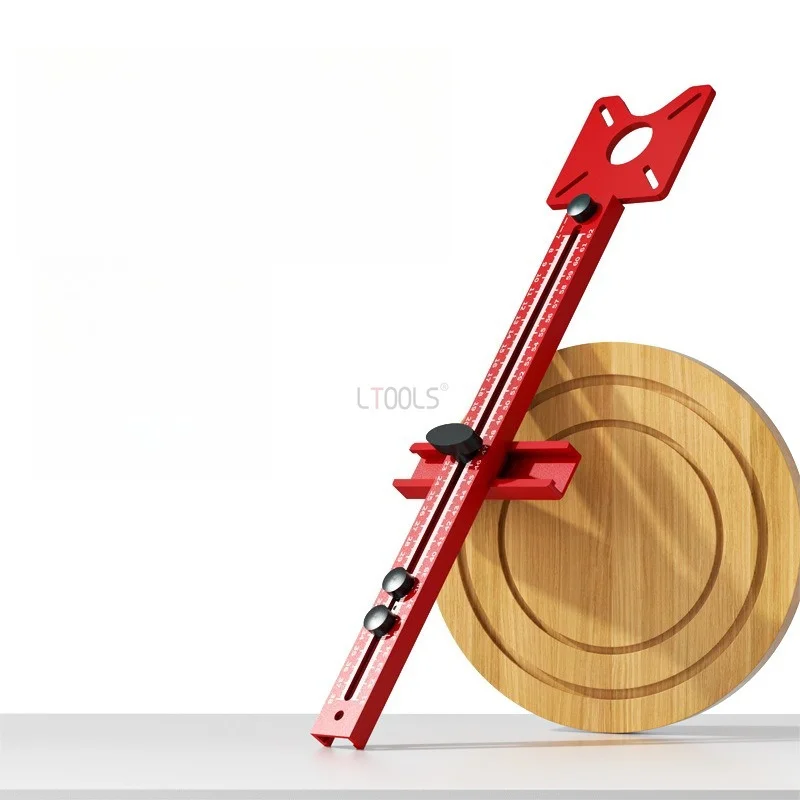 Router Circle Cutting Jig Milling Groove Bracket 400mm Woodworking Milling Circular Auxiliary Tool Positioning Ruler Tool