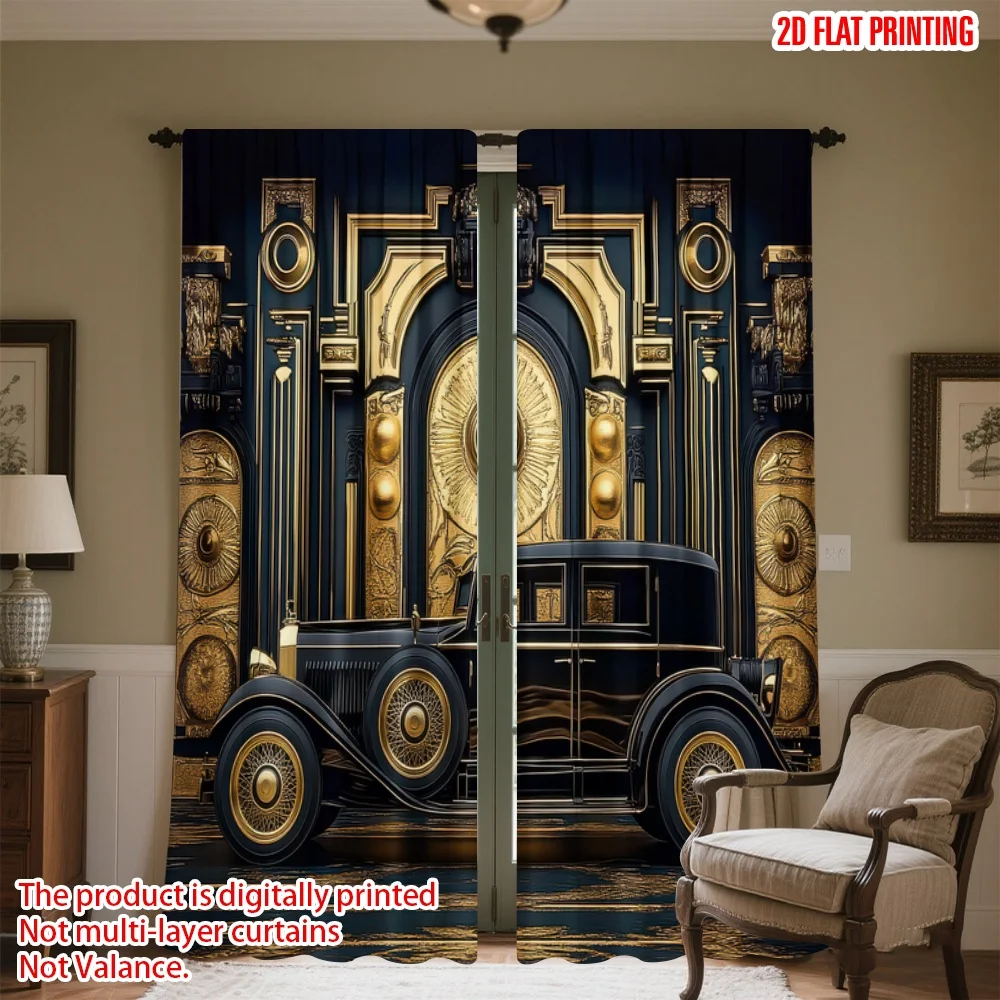 2D flat printing 2pcs Curtains Vintage Car with Digital Printed Polyester Drapes Festive Holiday for Home Wall Yard Use for
2D flat printing 2pcs Curtains Vintage Car with Digital Printed Polyester Drapes Festive Holiday for Home Wall Yard Use for