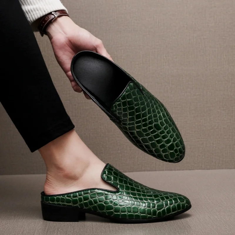 Size 40-50 New Men Business Casual Slippers Elegant Men Comfortable Non Slip Fashionable Toe Cap Slippers European Style
Size 40-50 New Men Business Casual Slippers Elegant Men Comfortable Non Slip Fashionable Toe Cap Slippers European Style