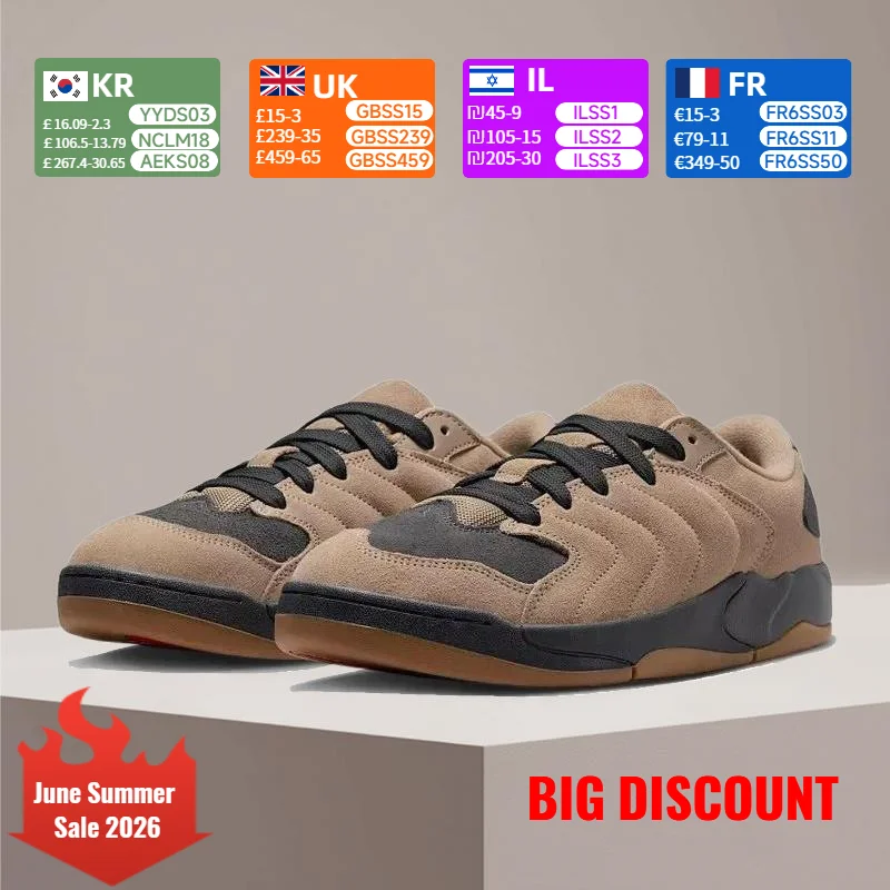 Nike Jordan Session Retro Low-Top Men's Anti-Slip, Durable, Cushioned Classic Skate Shoes IB3731-200
Nike Jordan Session Retro Low-Top Men's Anti-Slip, Durable, Cushioned Classic Skate Shoes IB3731-200