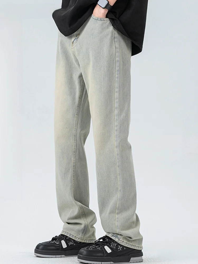 VIIOW Men's American Retro Straight Leg Jeans Casual Loose Fit Summer Long Trousers Youth Trend Wear Resistant Cotton Blend
VIIOW Men's American Retro Straight Leg Jeans Casual Loose Fit Summer Long Trousers Youth Trend Wear Resistant Cotton Blend