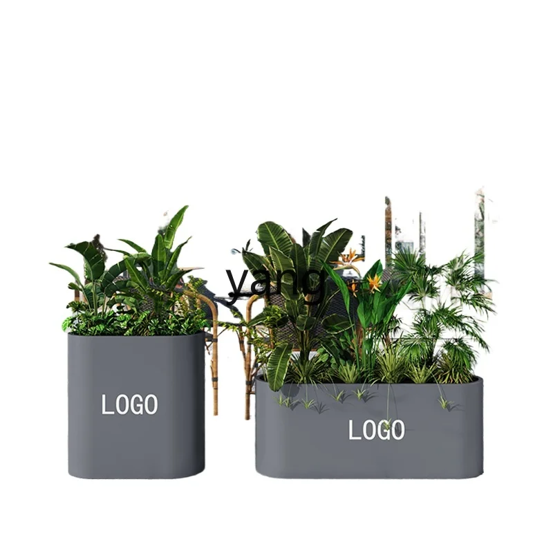 Lmm outdoor wrought iron partition flower slot stainless steel finished flower pot floor bowl
Lmm outdoor wrought iron partition flower slot stainless steel finished flower pot floor bowl