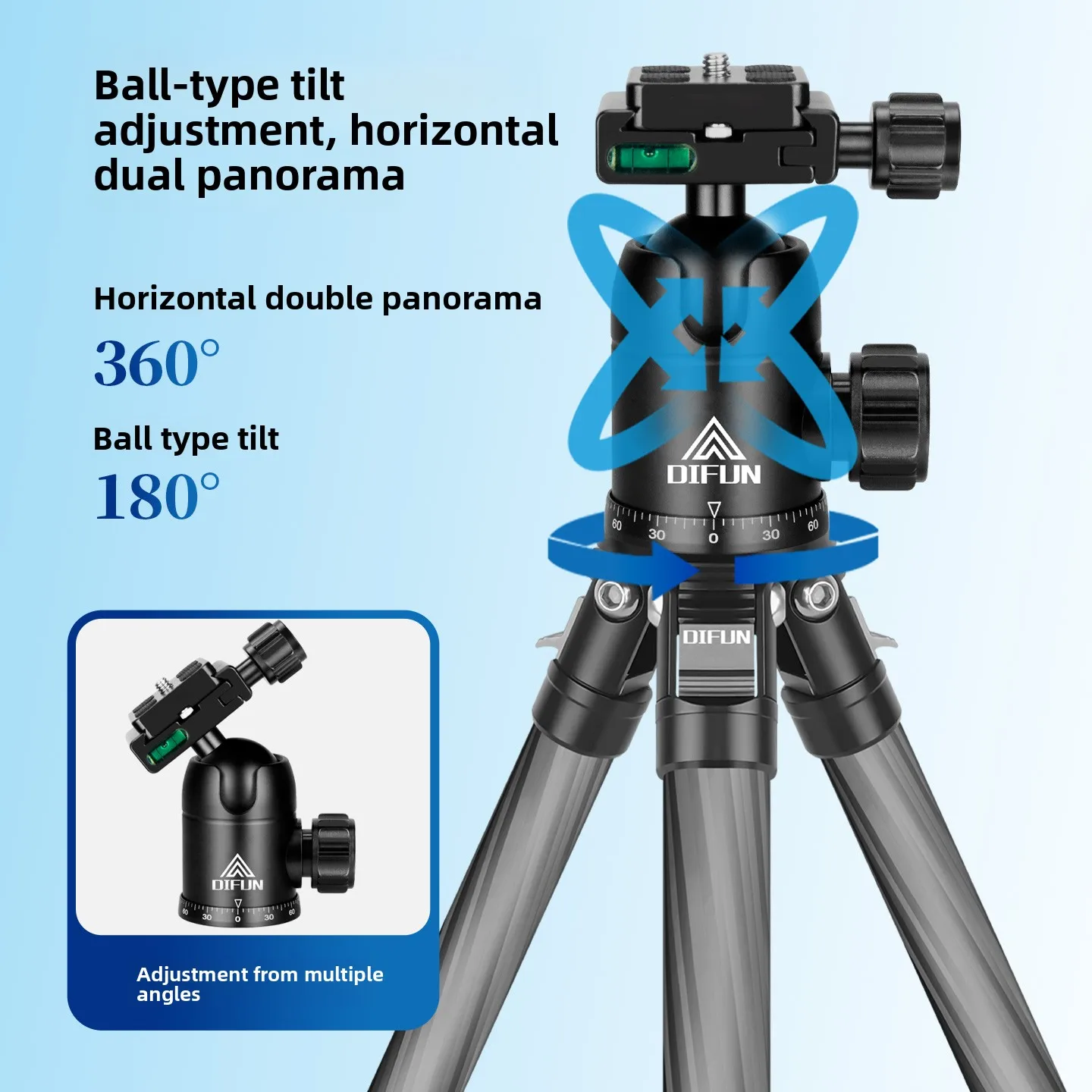 SC2230 Travel Lightweight Carbon Fiber Tripod Mobile Phone Micro-Single Photography Portable Desktop Stand
SC2230 Travel Lightweight Carbon Fiber Tripod Mobile Phone Micro-Single Photography Portable Desktop Stand