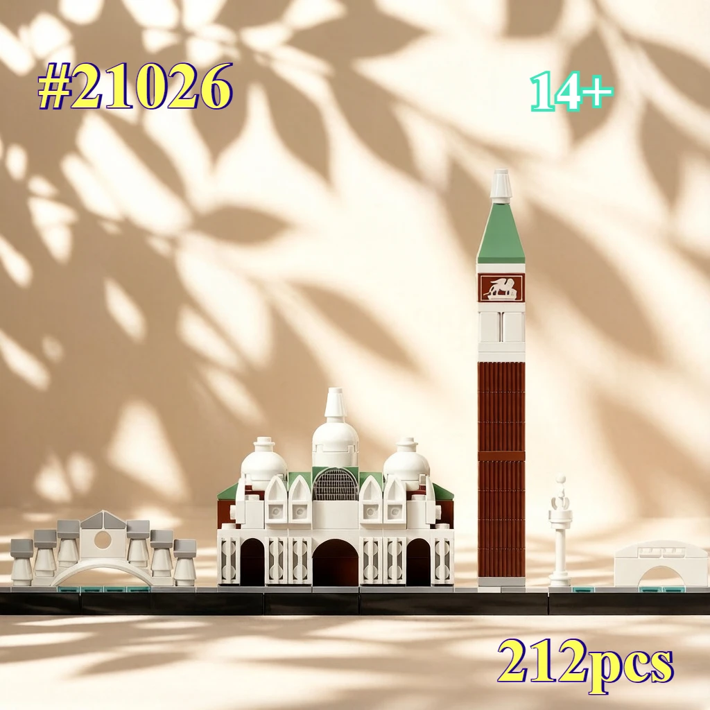 Venice City Skyline Model 21026 Building Blocks Sets Suitable for BirthdayGiftsCompatiblewith Legoed Particles,212pcs.
Venice City Skyline Model 21026 Building Blocks Sets Suitable for BirthdayGiftsCompatiblewith Legoed Particles,212pcs.