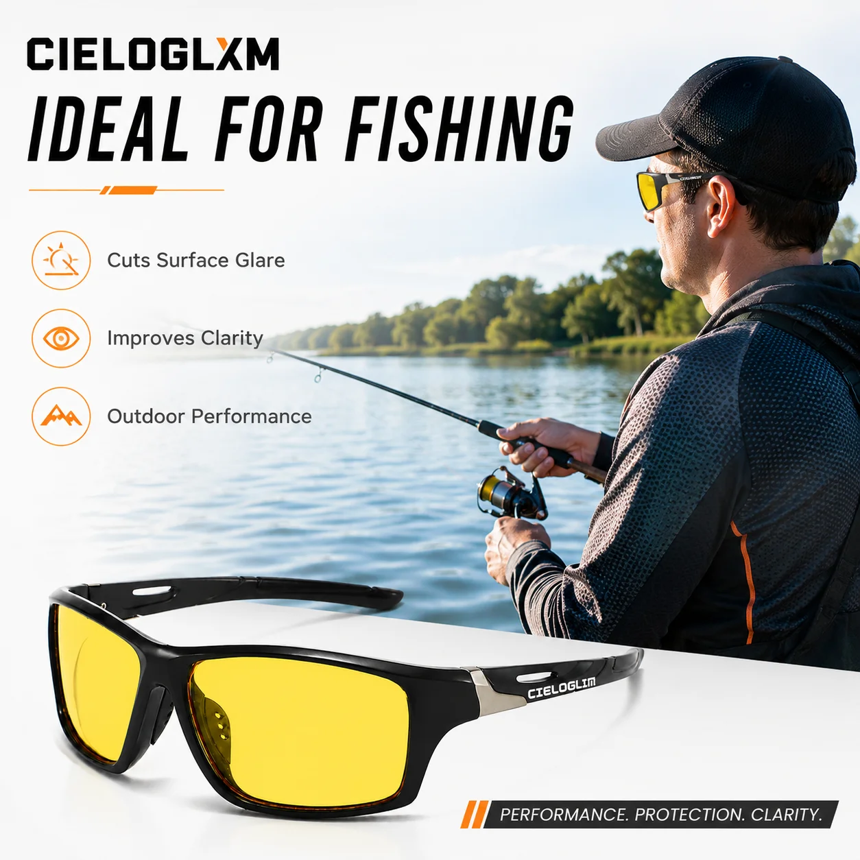 CIELOGLIM Polarized Cycling Sunglasses UV400 Outdoor Fishing Hiking Climbing Driving Glasses Men Women
CIELOGLIM Polarized Cycling Sunglasses UV400 Outdoor Fishing Hiking Climbing Driving Glasses Men Women