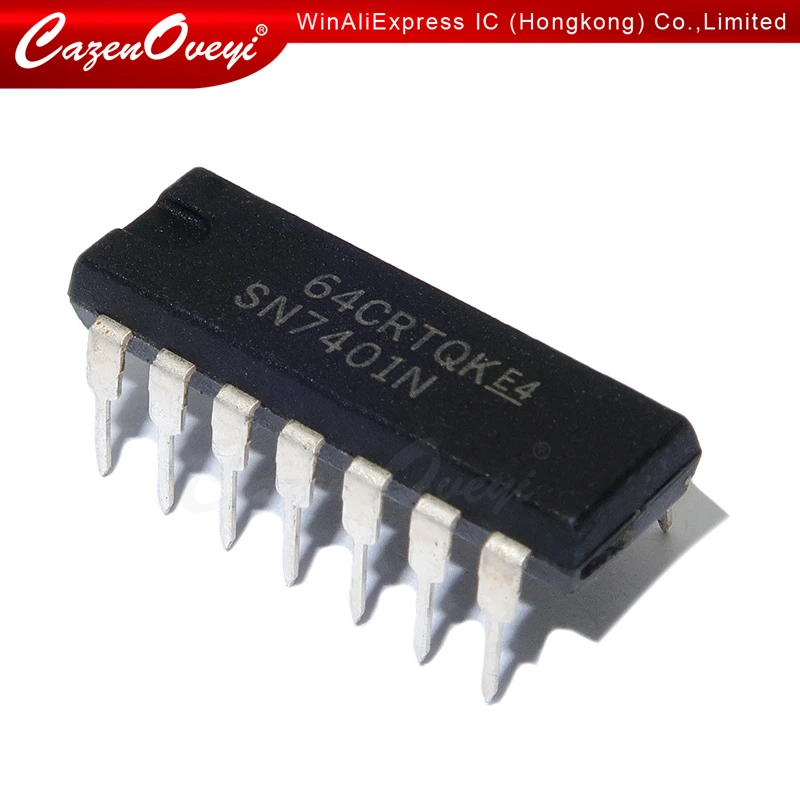 Hot sales 5pcs/lot SN7401N SN7401 7401 DIP-14
Hot sales 5pcs/lot SN7401N SN7401 7401 DIP-14