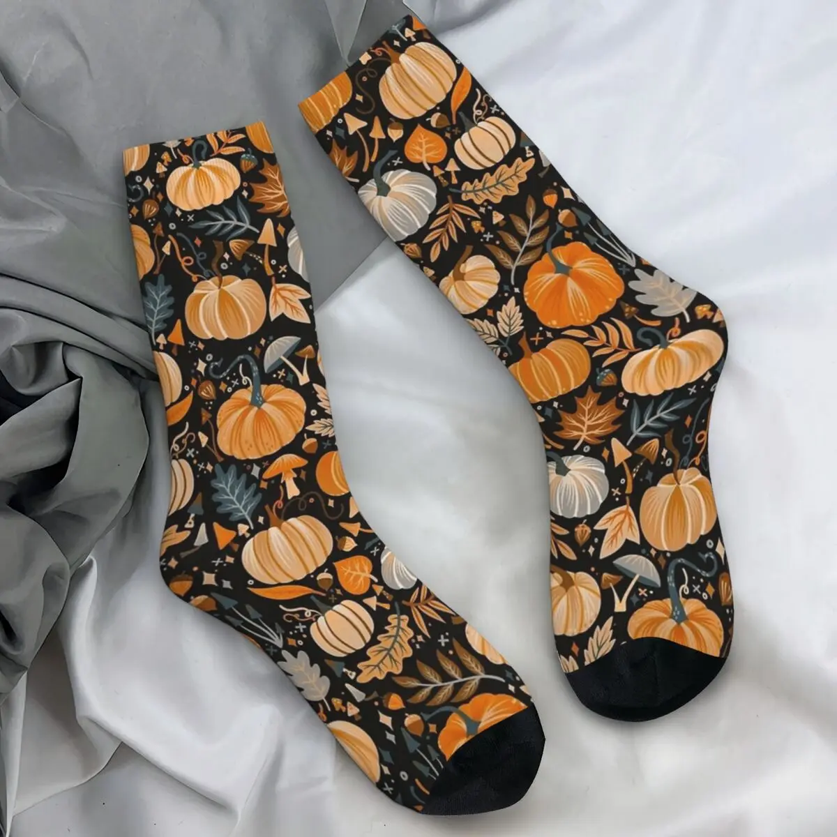Мужские носки ужасы Хэллоуин летучая мышь тыква оранжевые кленовые листья чулки зимние корейские качественные носки графические уличные противоскользящие носки
Мужские носки ужасы Хэллоуин летучая мышь тыква оранжевые кленовые листья чулки зимние корейские качественные носки графические уличные противоскользящие носки
