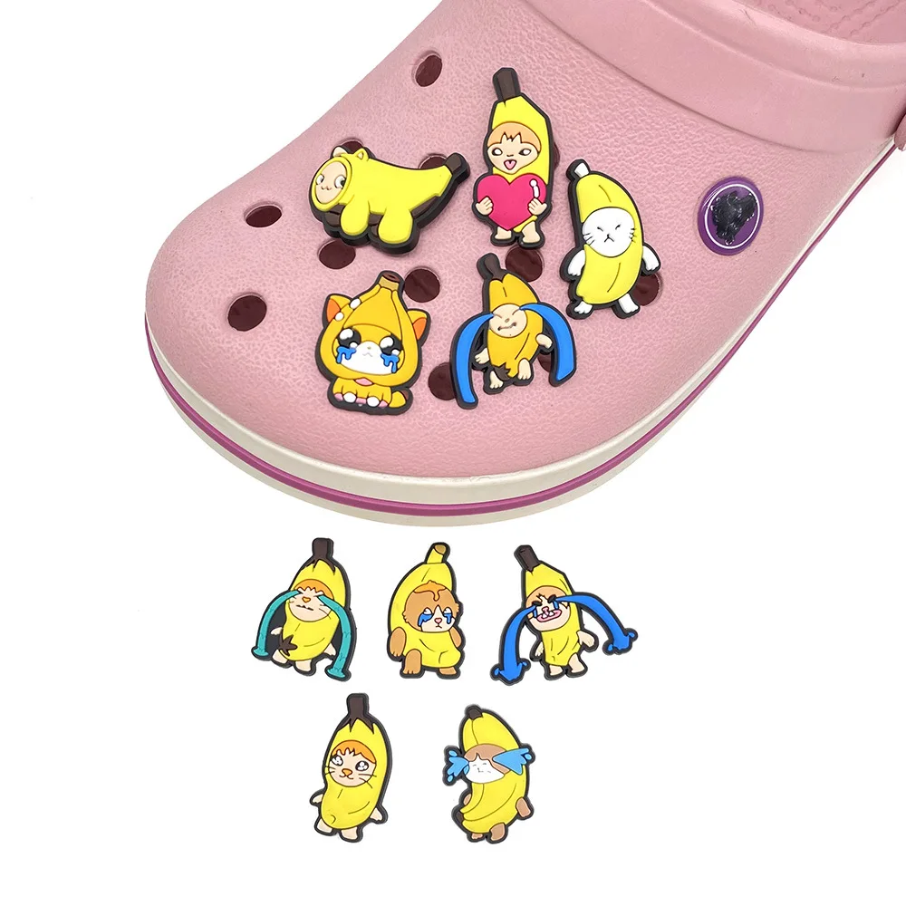 Emoji Banana Cat Cute DIY Cartoon Versatile Accessory Shoe Charms Accessories for Crocs Sandals Y2k Fashion Toys Anime Cartoon
Emoji Banana Cat Cute DIY Cartoon Versatile Accessory Shoe Charms Accessories for Crocs Sandals Y2k Fashion Toys Anime Cartoon