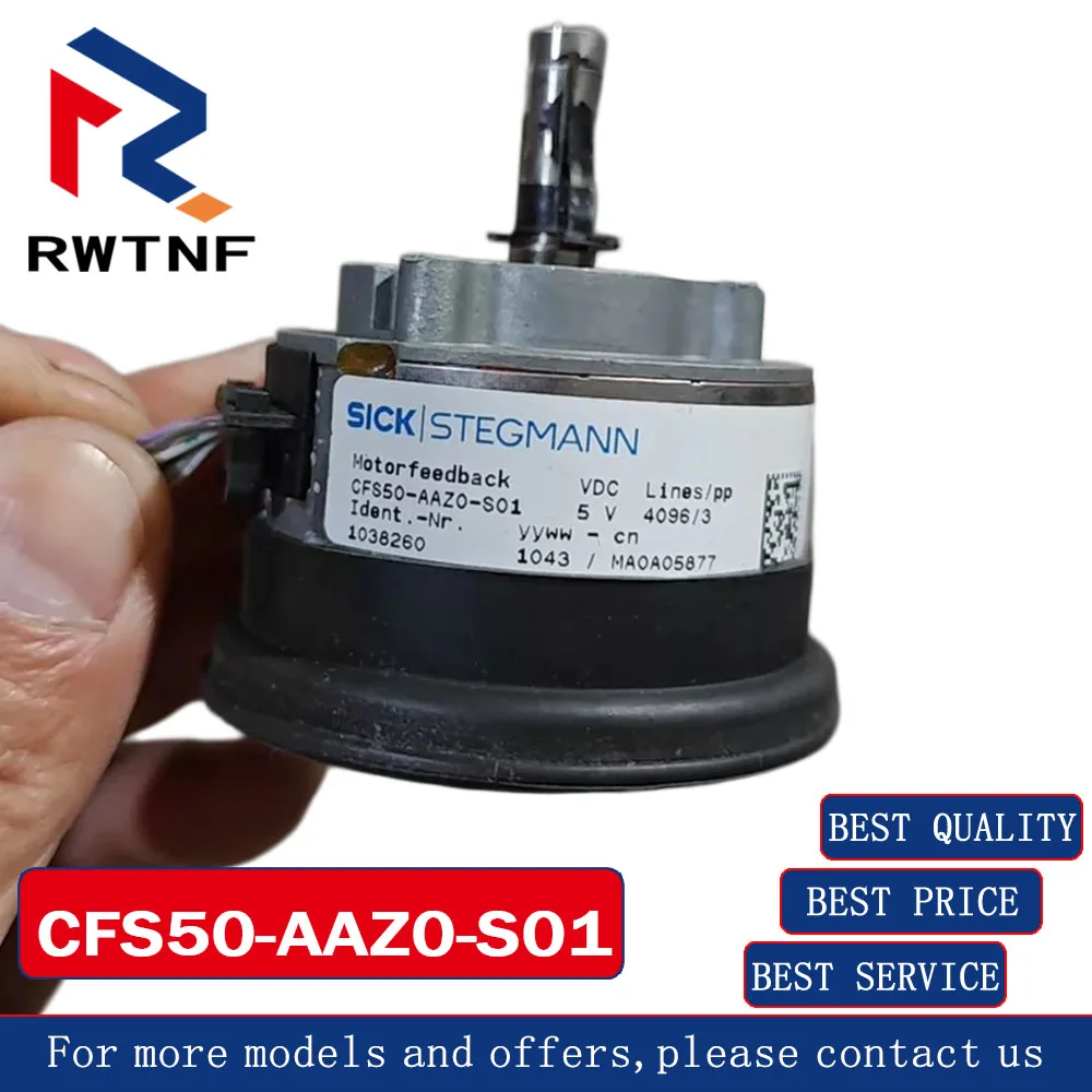 Brand New Genuine CFS50-AAZ0-S01 SICK servo feedback encoder 1038260, warehouse stock
Brand New Genuine CFS50-AAZ0-S01 SICK servo feedback encoder 1038260, warehouse stock