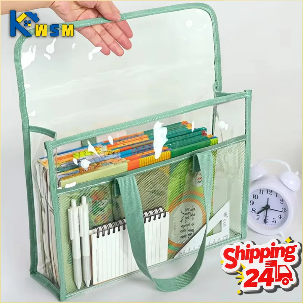 Thick Handled Document Folder Transparent Waterproof Durable Student Tutoring Paper Homework Book Storage Bag Organizer Pouch
Thick Handled Document Folder Transparent Waterproof Durable Student Tutoring Paper Homework Book Storage Bag Organizer Pouch