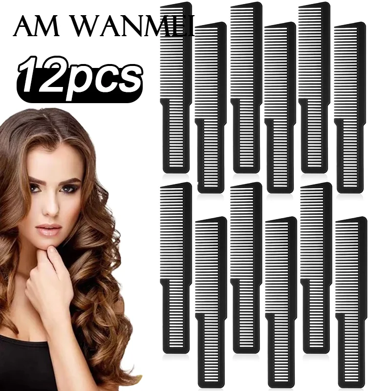 12pcs/set Hair Comb Fine Tooth Styling Barber Haircut Carbon Fiber Hairdressing Brush Anti-Static Comb Supplies for Home Salon
12pcs/set Hair Comb Fine Tooth Styling Barber Haircut Carbon Fiber Hairdressing Brush Anti-Static Comb Supplies for Home Salon