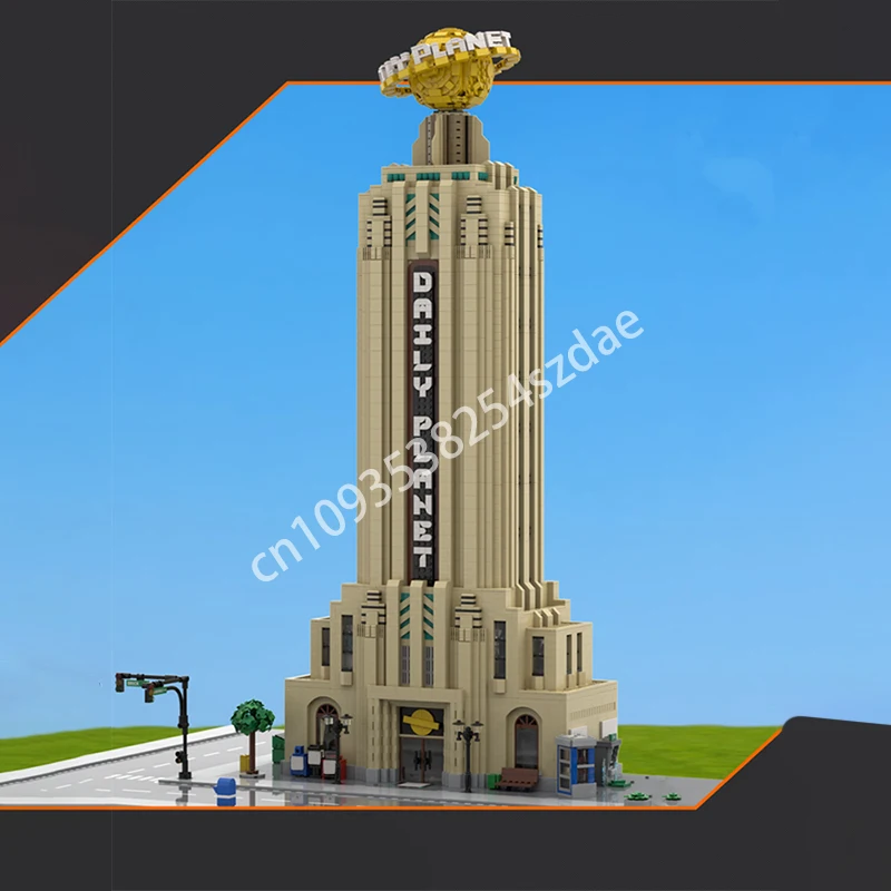 7653 шт. MOC Daily Planet модульные строительные блоки практическая модель игрушки для развития терпения и концентрации 
7653 шт. MOC Daily Planet модульные строительные блоки практическая модель игрушки для развития терпения и концентрации