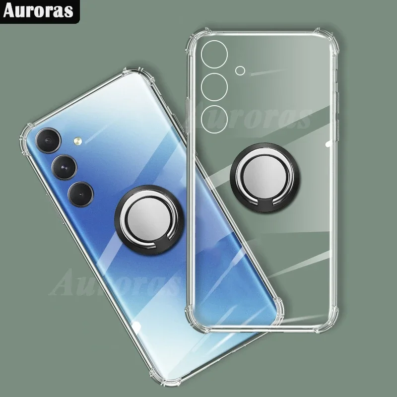 For Samsung Galaxy S24 FE fe s24 Case With Ring Clear Soft Silicone Airbag Shockproof Shell For Samsung S23 FE 20FE Cover
For Samsung Galaxy S24 FE fe s24 Case With Ring Clear Soft Silicone Airbag Shockproof Shell For Samsung S23 FE 20FE Cover