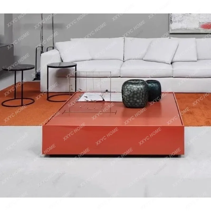 SLSimple modern coffee table orange small apartment square tea tableTJ
SLSimple modern coffee table orange small apartment square tea tableTJ