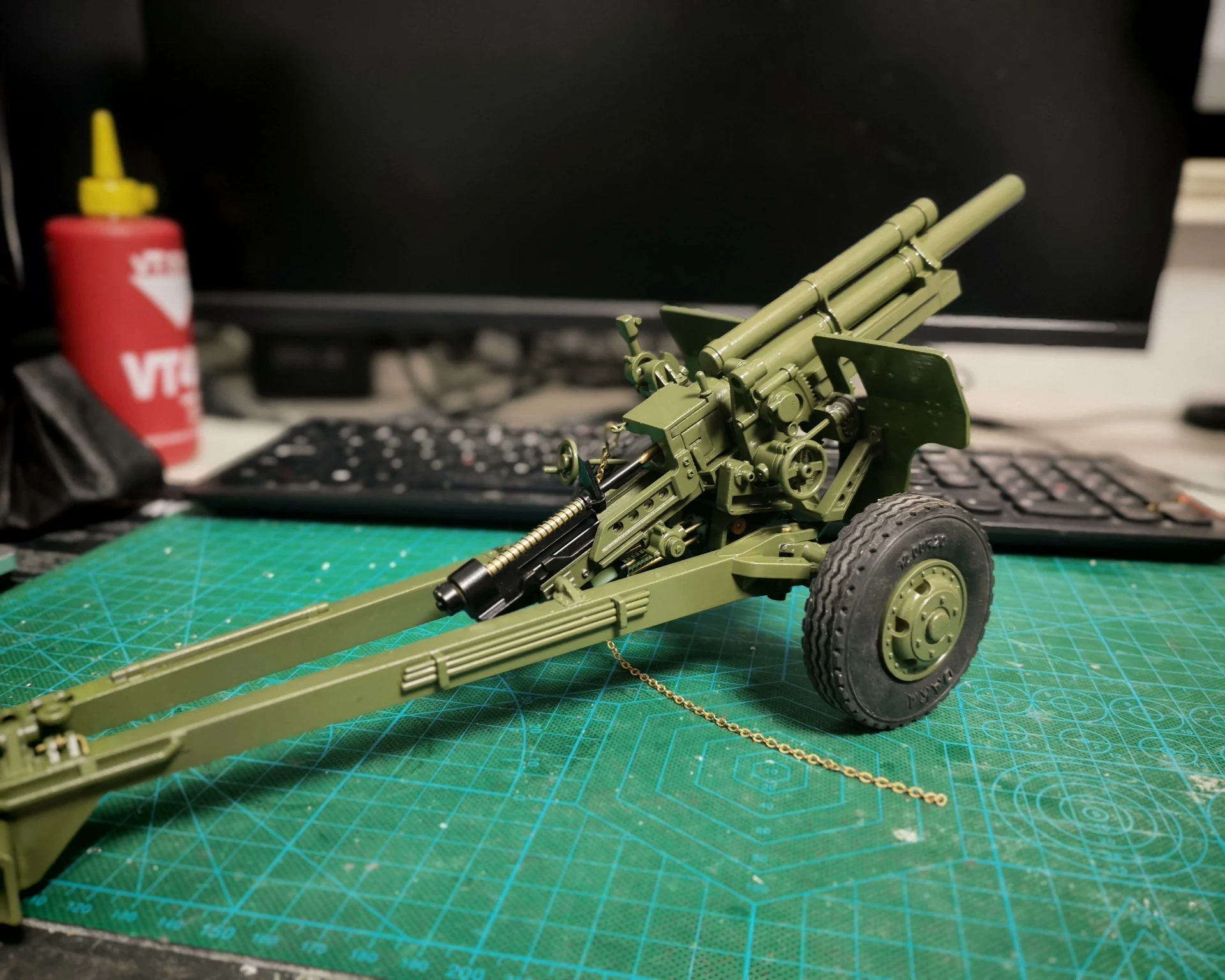 1/16 Scale 3D Printed High Precision Resin M101 Howitzer Model M2A1 Nylon Components Brass Shafts Military Collectible Display
1/16 Scale 3D Printed High Precision Resin M101 Howitzer Model M2A1 Nylon Components Brass Shafts Military Collectible Display