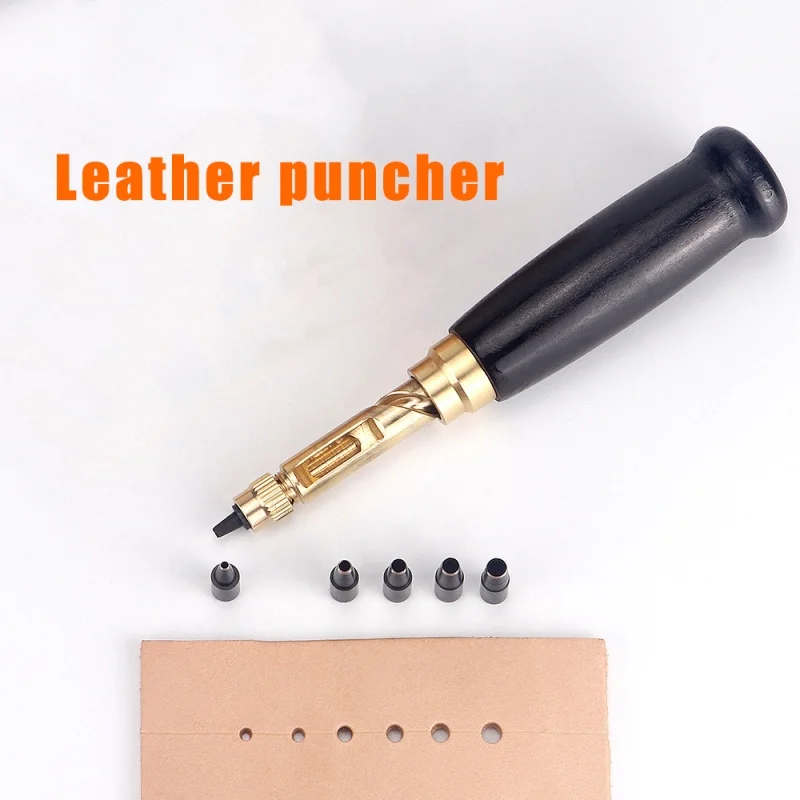 1 PCS Screw Punch Tool Kit Hole Punch for Watchband Leather Fabric | DIY Automatic Hole Punch Cutter Leather Craft Tool
1 PCS Screw Punch Tool Kit Hole Punch for Watchband Leather Fabric | DIY Automatic Hole Punch Cutter Leather Craft Tool
