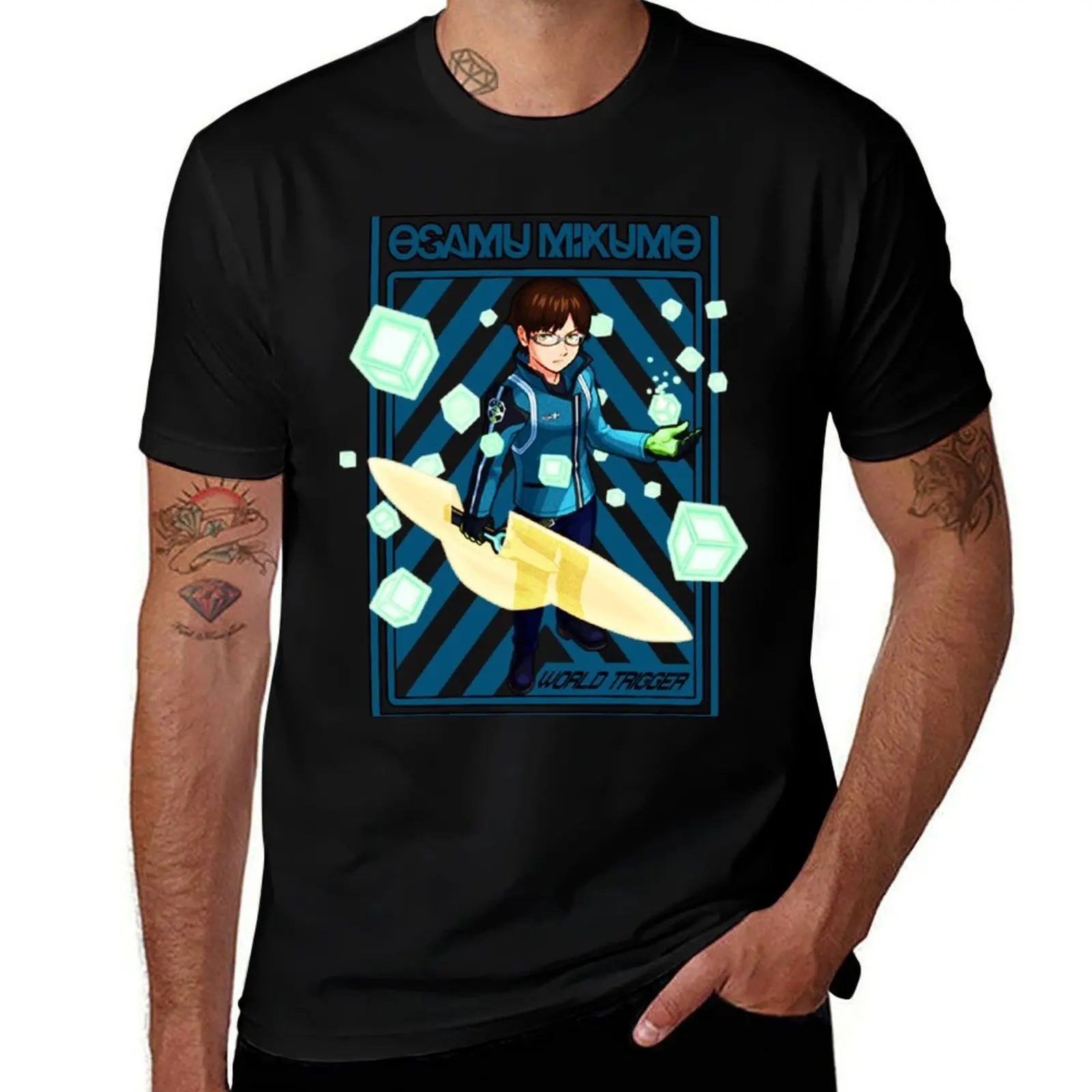 WORLD TRIGGER - OSAMU MIKUMO T-Shirt Basic Comfort Fit T-Shirt for Men
WORLD TRIGGER - OSAMU MIKUMO T-Shirt Basic Comfort Fit T-Shirt for Men