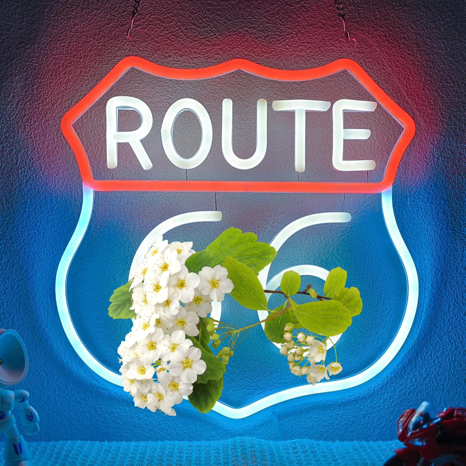 Route 66 Neon Sign LED Night Light USB American Retro Vintage Metal Shield Decor Lamp for Bar Garage Man Cave Home Gifts for Him
Route 66 Neon Sign LED Night Light USB American Retro Vintage Metal Shield Decor Lamp for Bar Garage Man Cave Home Gifts for Him