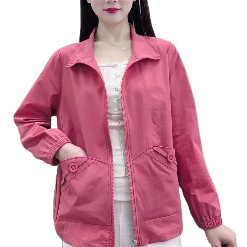 Fashion All-Match Loose Women's Coat Spring And Autumn Outerwear Casual Female Coat Long Sleeve Pocket Zipper Jacket Tide
Fashion All-Match Loose Women's Coat Spring And Autumn Outerwear Casual Female Coat Long Sleeve Pocket Zipper Jacket Tide