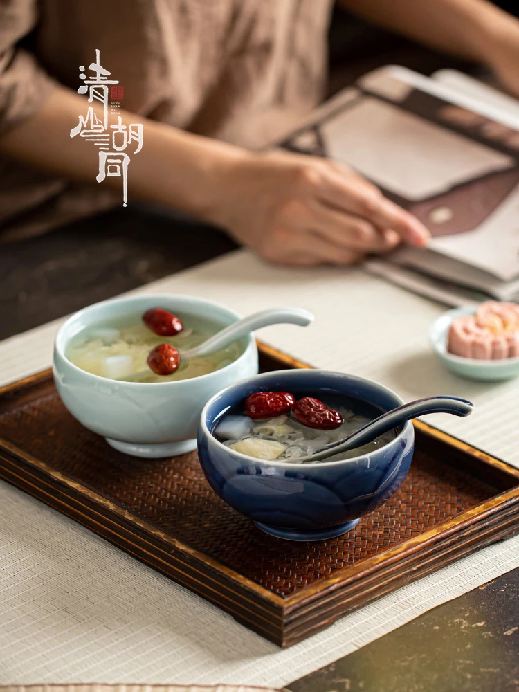 Fine Ceramic Chinese Style Bowl for Home Use Dessert Bowl Porcelain Soup Bowl Creative Dim Sum Snack Plate Qingshan Hutong
Fine Ceramic Chinese Style Bowl for Home Use Dessert Bowl Porcelain Soup Bowl Creative Dim Sum Snack Plate Qingshan Hutong