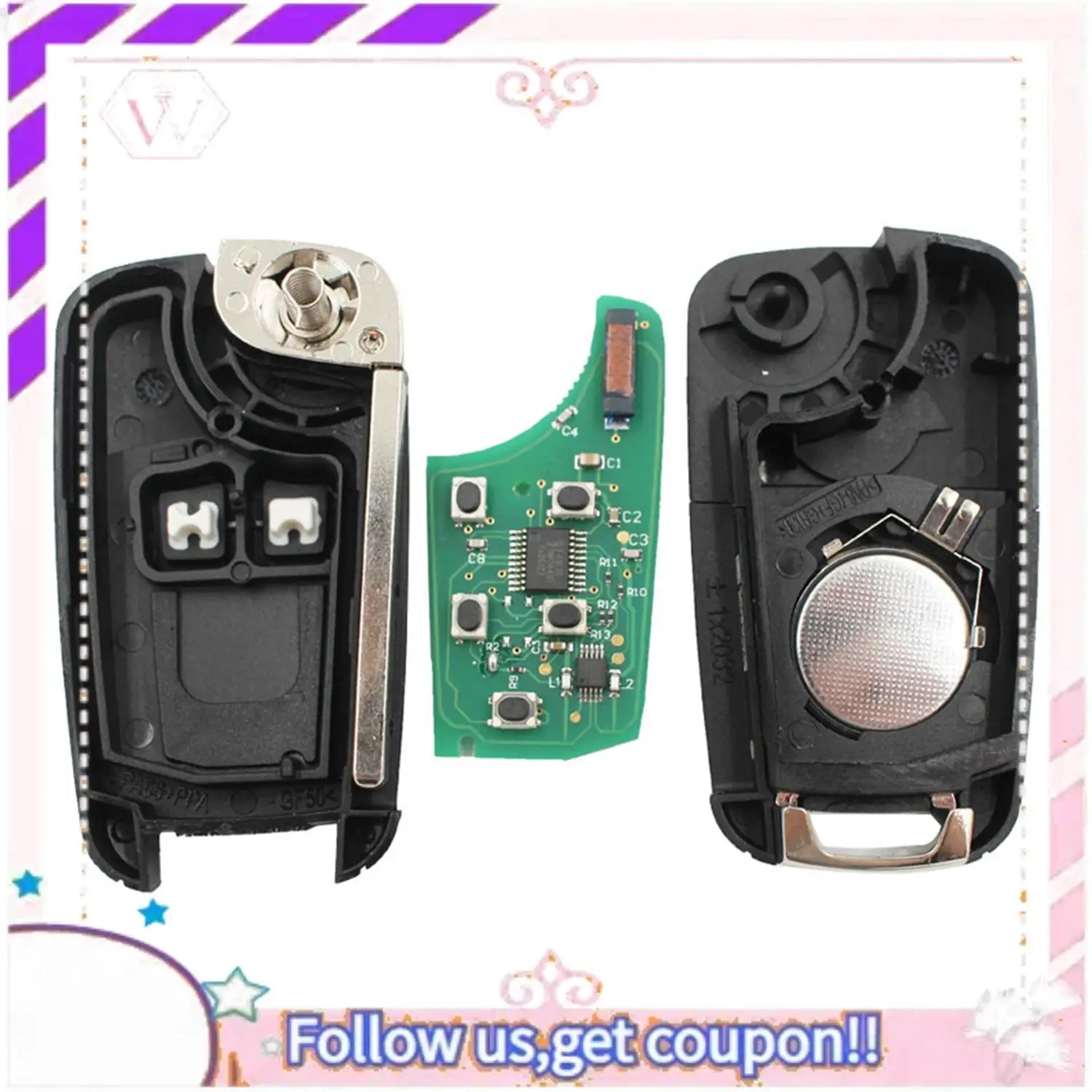 Portable 2X 3 Buttons/2 Buttons 434Mhz With ID46 Chip Car Remote Control Key Fob For Aveo Cruze Orlando HU100 Blade
Portable 2X 3 Buttons/2 Buttons 434Mhz With ID46 Chip Car Remote Control Key Fob For Aveo Cruze Orlando HU100 Blade