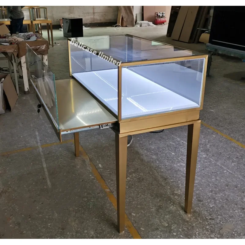 Customized. high end jewellery shop furniture stainless steel jewellers display counter jewelry showcase sale
Customized. high end jewellery shop furniture stainless steel jewellers display counter jewelry showcase sale