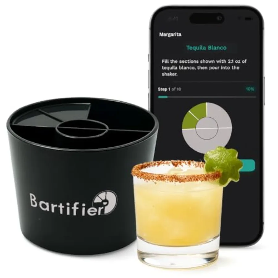Cocktail Maker Make 3000+ Cocktails with The App-Guided Drink Mixer Easy Cocktail Measuring System Unique Bartender Gift
Cocktail Maker Make 3000+ Cocktails with The App-Guided Drink Mixer Easy Cocktail Measuring System Unique Bartender Gift