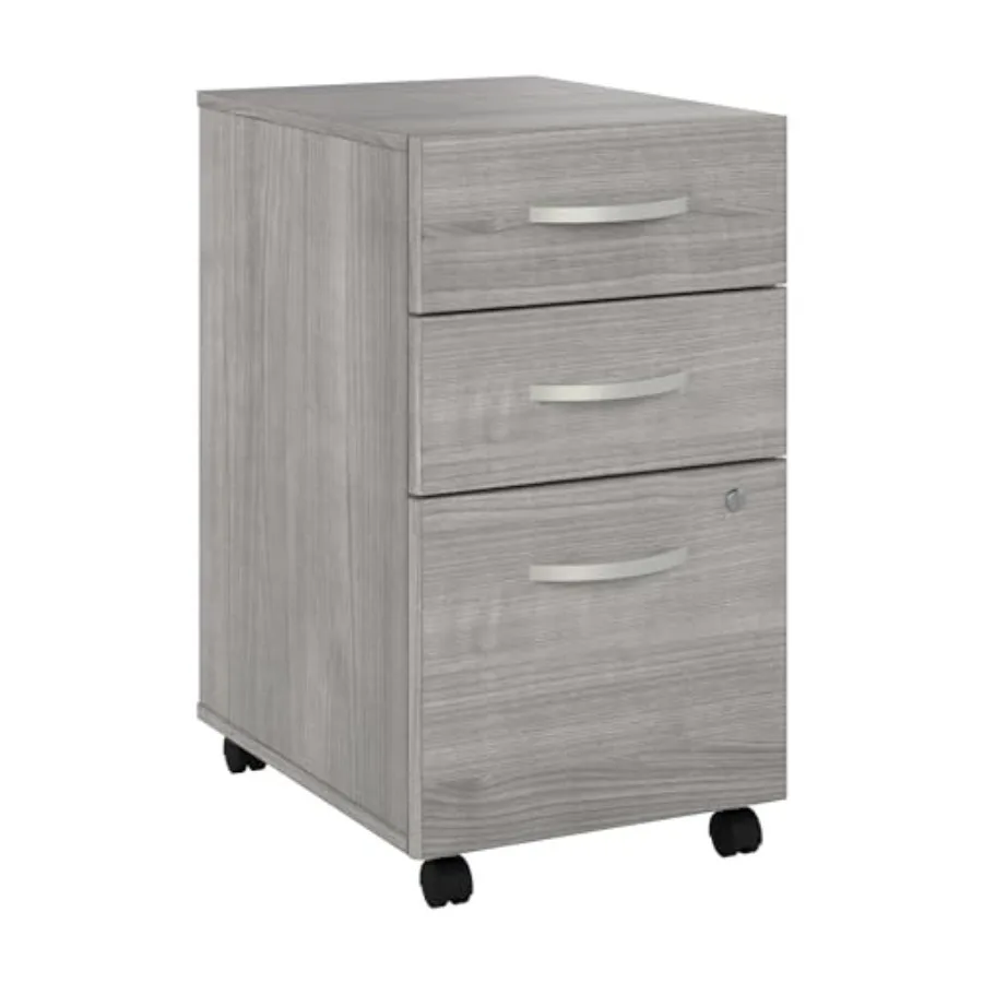 Bush Business Furniture Studio C 3 Drawer Mobile File Cabinet in Platinum Gray Assembled Office Storage Unit for Home or Commer
Bush Business Furniture Studio C 3 Drawer Mobile File Cabinet in Platinum Gray Assembled Office Storage Unit for Home or Commer