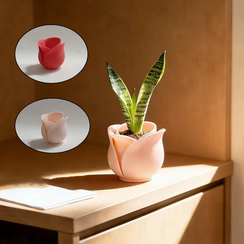 Rose Shape Creative Mini Plant Pots For Daily Gardening Home Decoration Flowerpots Ornamental Plant Goods
Rose Shape Creative Mini Plant Pots For Daily Gardening Home Decoration Flowerpots Ornamental Plant Goods