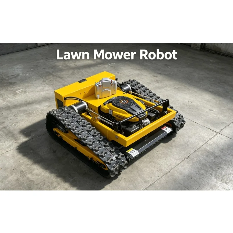 Automatic Crawler Remote Control Lawn Mower Robot Small Farm Grass Cutting Commercial Simple Lawn Mowing Machine Best Price
Automatic Crawler Remote Control Lawn Mower Robot Small Farm Grass Cutting Commercial Simple Lawn Mowing Machine Best Price