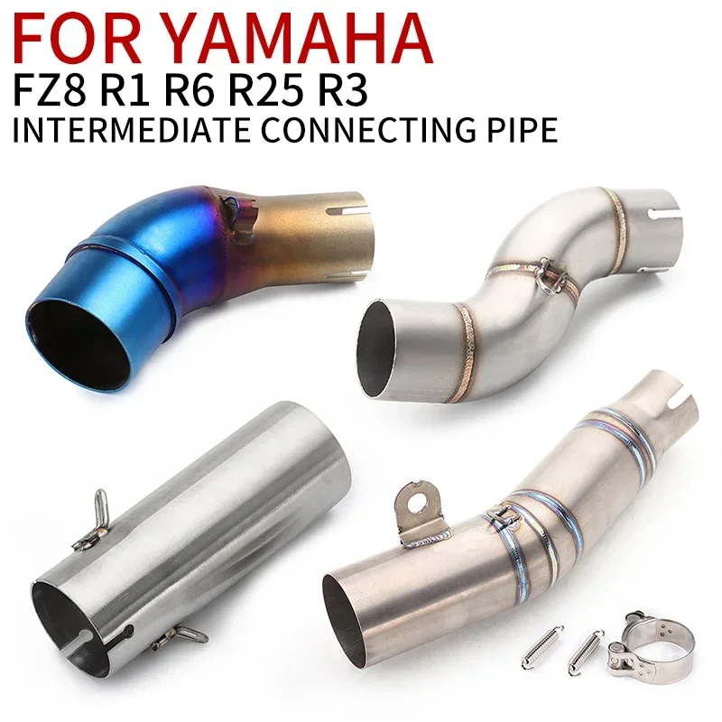 Motorcycle Refitted R1 R6 R25 R3 Is Suitable For Yamaha Stainless Steel Intermediate Connecting Titanium Alloy Exhaust Pipe NEW
Motorcycle Refitted R1 R6 R25 R3 Is Suitable For Yamaha Stainless Steel Intermediate Connecting Titanium Alloy Exhaust Pipe NEW