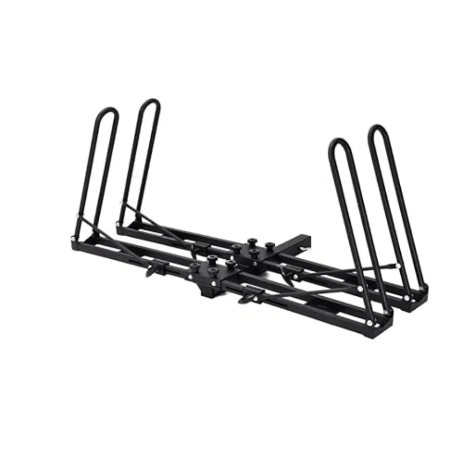 Hitch Bike Rack for 2 Bikes, 100 lbs Capacity, Steel, Black, Double-Arm Hitch Mount for 2 Inch Receiver on Cars SUVs Trucks
Hitch Bike Rack for 2 Bikes, 100 lbs Capacity, Steel, Black, Double-Arm Hitch Mount for 2 Inch Receiver on Cars SUVs Trucks
