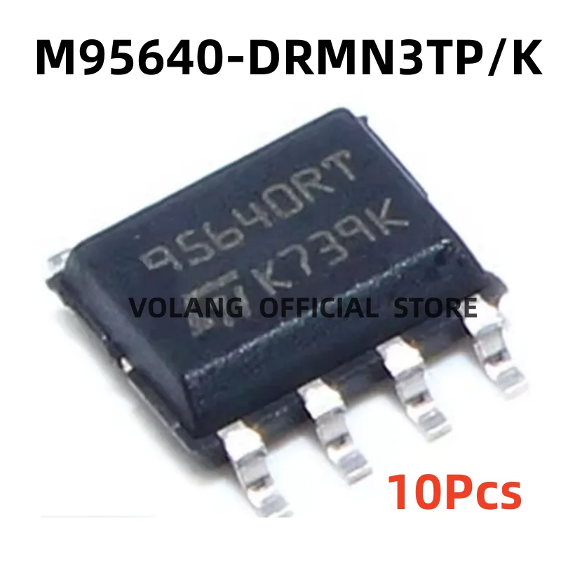 10Pcs/LOT M95640-DRMN3TP/K SOP-8 EEPROM 64Kbit SPI 1.8V~5.5V SO-8 Mark 95640RT
10Pcs/LOT M95640-DRMN3TP/K SOP-8 EEPROM 64Kbit SPI 1.8V~5.5V SO-8 Mark 95640RT