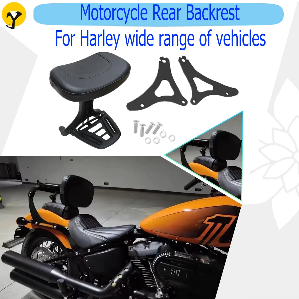 Motorbike Rear Seat Backrest For Harley Touring Street Glide Softail Fatboy Sportster XL Adjustable Multifunctional Backrest
Motorbike Rear Seat Backrest For Harley Touring Street Glide Softail Fatboy Sportster XL Adjustable Multifunctional Backrest