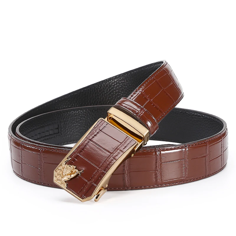 Leather Slim Fit Belt for Men's Belt Denim Black Automatic Buckle Suit Luxury Brand
Leather Slim Fit Belt for Men's Belt Denim Black Automatic Buckle Suit Luxury Brand