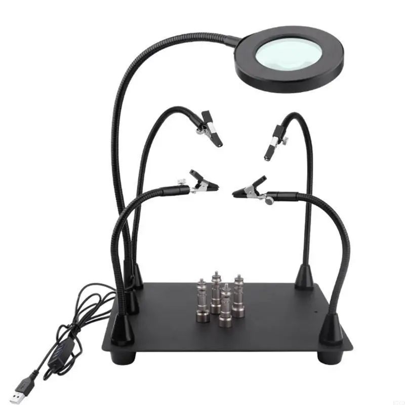 E7CD Durability Repair Welding Holder Helping Hands Soldering Station for Jewelry Fixing Model Making with AntiSlip Base
E7CD Durability Repair Welding Holder Helping Hands Soldering Station for Jewelry Fixing Model Making with AntiSlip Base
