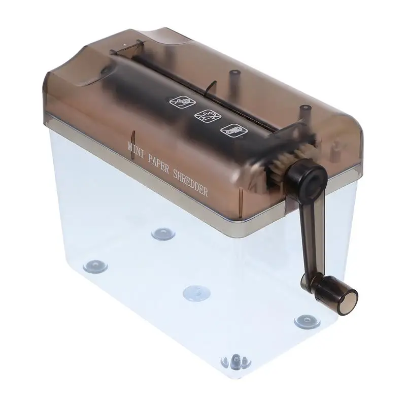 Hand-cranked Paper Shredder Portable for Home Mini Manual Document Abs Strip Office
Hand-cranked Paper Shredder Portable for Home Mini Manual Document Abs Strip Office