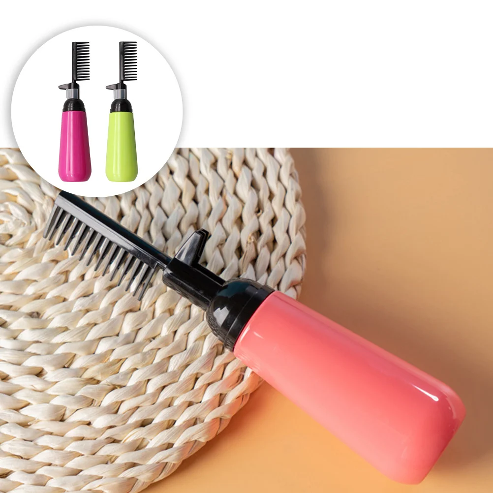 2Pcs Hair Dye Comb Bottles Durable Plastic Root Comb Applicators Easy Squeeze Hair Coloring Dispensing Bottle Salon Supplies 
2Pcs Hair Dye Comb Bottles Durable Plastic Root Comb Applicators Easy Squeeze Hair Coloring Dispensing Bottle Salon Supplies