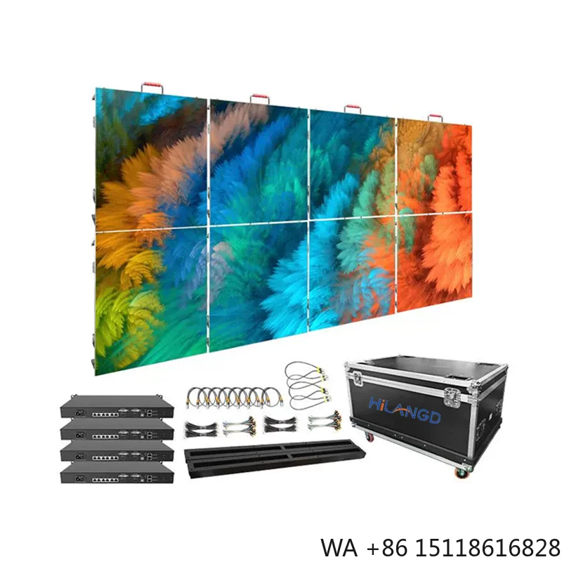 P2.6 P2.9 P3.91 Rental LED Display Screen Waterproof Indoor & Outdoor Video Wall Board Panel for Church Stage Digital Signage
P2.6 P2.9 P3.91 Rental LED Display Screen Waterproof Indoor & Outdoor Video Wall Board Panel for Church Stage Digital Signage
