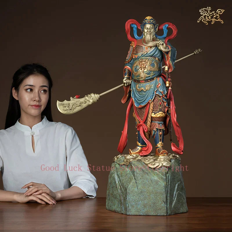 Huge high grade Luxurious HOME SHOP hallway Patron saint wealth God Mammon GUAN GONG statue brass Sculpture bring money luck
Huge high grade Luxurious HOME SHOP hallway Patron saint wealth God Mammon GUAN GONG statue brass Sculpture bring money luck