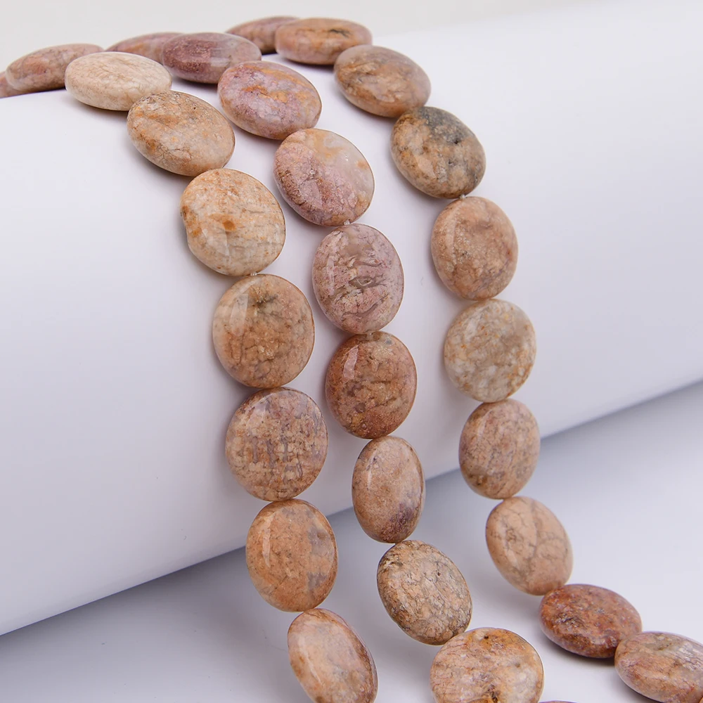 APDGG 20mm Natural Pink Ocean Agate Jaspers Round Slice Big Coin Loose Beads 15.8" Strands Jewelry Making DIY
APDGG 20mm Natural Pink Ocean Agate Jaspers Round Slice Big Coin Loose Beads 15.8" Strands Jewelry Making DIY