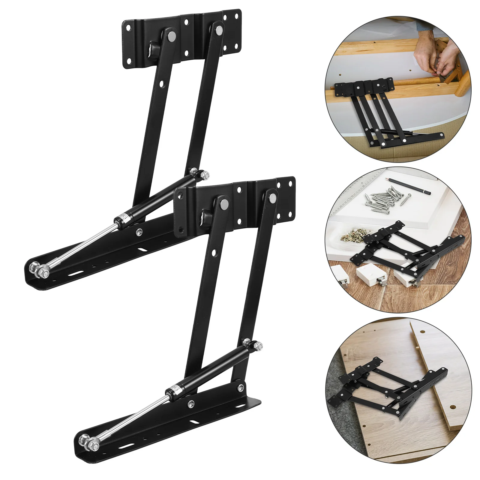 2pcs Gas Spring Lift Support Hinge For Folding Table Drop Leaf Rack Adjustable Desk Mechanism Hardware Sturdy Metal Cabinet Sofa
2pcs Gas Spring Lift Support Hinge For Folding Table Drop Leaf Rack Adjustable Desk Mechanism Hardware Sturdy Metal Cabinet Sofa
