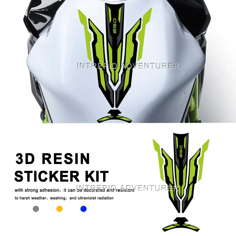 For Z650 Z 650 2017-2024 2023 2022 Motorcycle Side fuel tank pad Protection Sticker 3D Gel Resin Sticker Kit
For Z650 Z 650 2017-2024 2023 2022 Motorcycle Side fuel tank pad Protection Sticker 3D Gel Resin Sticker Kit