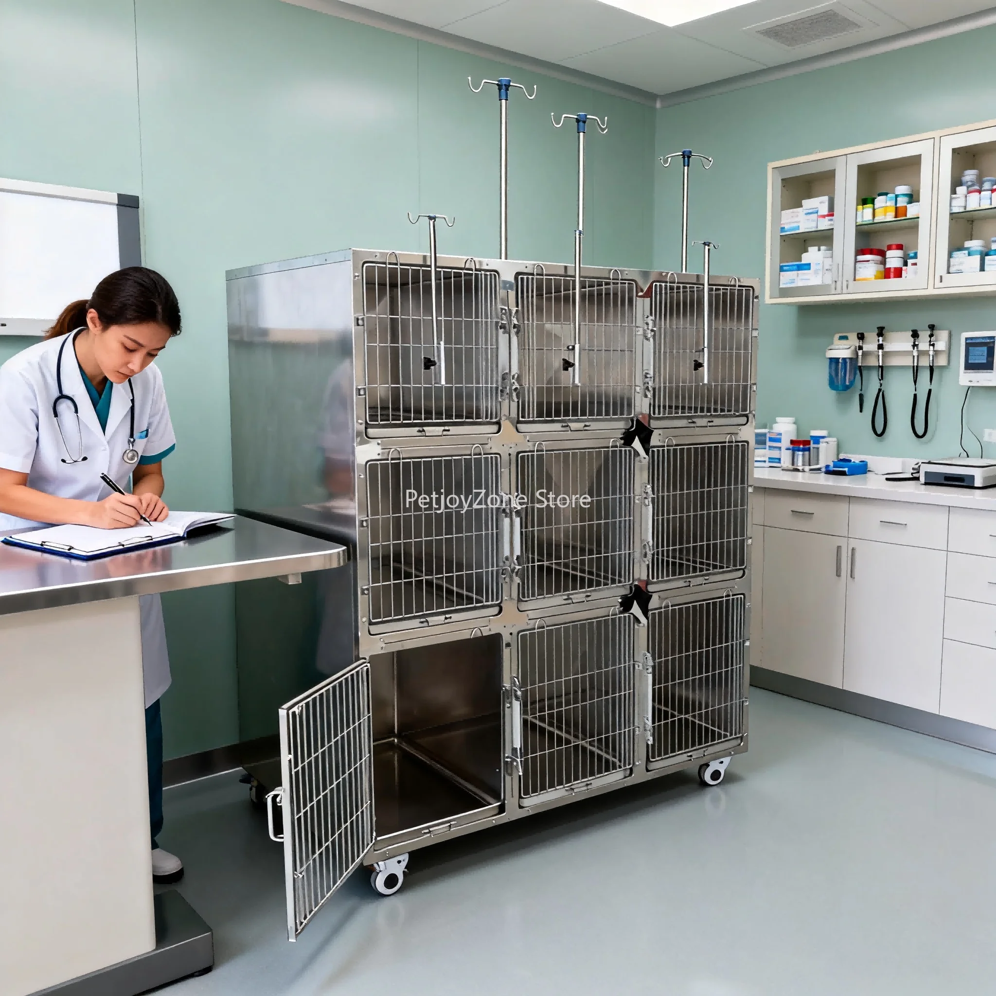 LEKANG Reusable Durable Stainless Steel CE Certified 2-Year Warranty Pet Cages For Dogs And Veterinary Clinics
LEKANG Reusable Durable Stainless Steel CE Certified 2-Year Warranty Pet Cages For Dogs And Veterinary Clinics