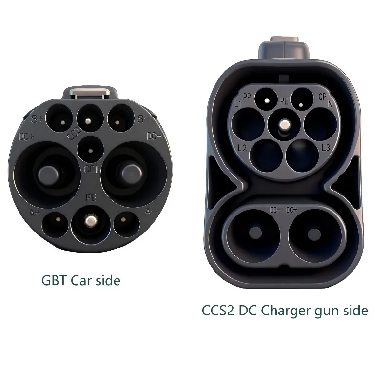 1000v300A CCS2 to GBT DC Fast Ev Charging Adapter for Chinese Car BYD VW ID3 ID4 ID6 Xiaomisu7 Avita Cheap Factory Price
1000v300A CCS2 to GBT DC Fast Ev Charging Adapter for Chinese Car BYD VW ID3 ID4 ID6 Xiaomisu7 Avita Cheap Factory Price