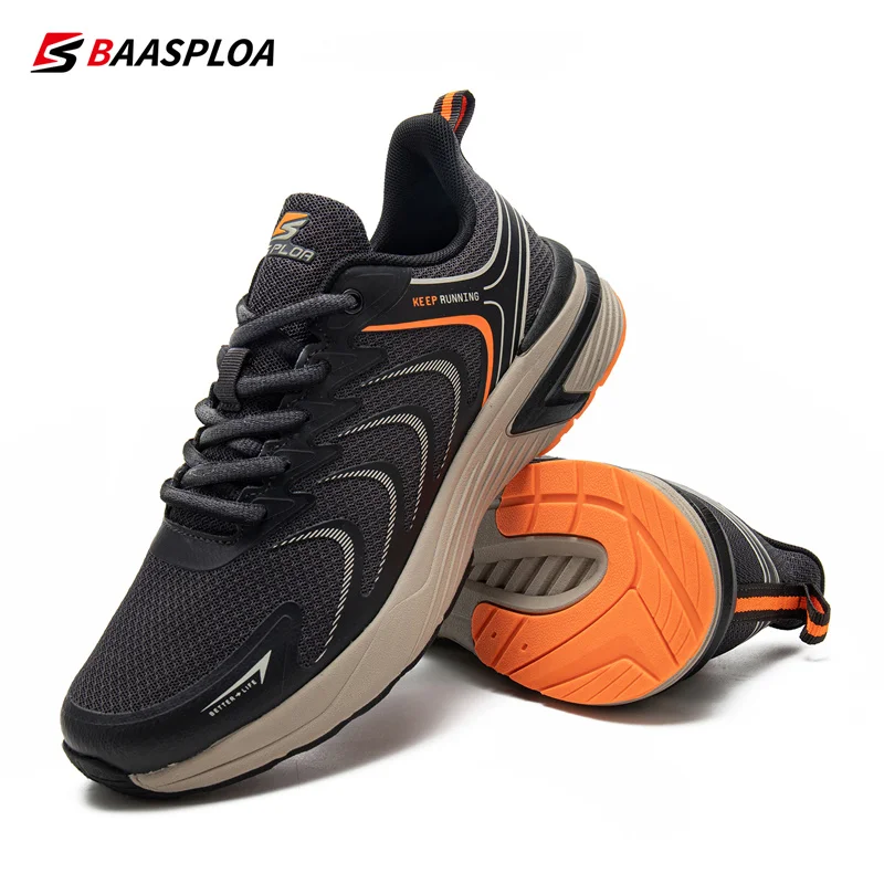 Baasploa New Men Running Shoes Lightweight Walking Shoe Mesh Breathable Fashion Male Outdoor Sports Sneakers Spring Tennis Shoes
Baasploa New Men Running Shoes Lightweight Walking Shoe Mesh Breathable Fashion Male Outdoor Sports Sneakers Spring Tennis Shoes