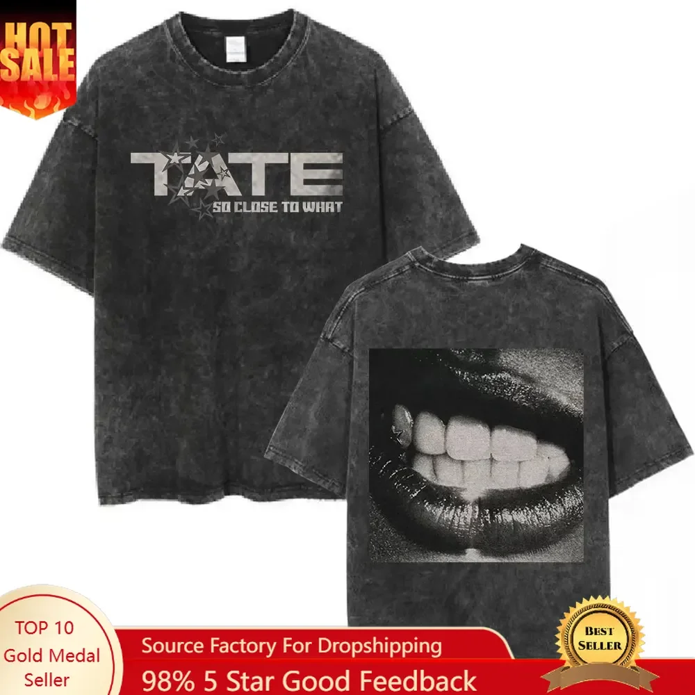 Tate McRae So Close To What Vintage Washed T-shirt Man Miss Possessive 2025 Album Short Sleeve T Shirt Men Women Women Cotton T-
Tate McRae So Close To What Vintage Washed T-shirt Man Miss Possessive 2025 Album Short Sleeve T Shirt Men Women Women Cotton T-