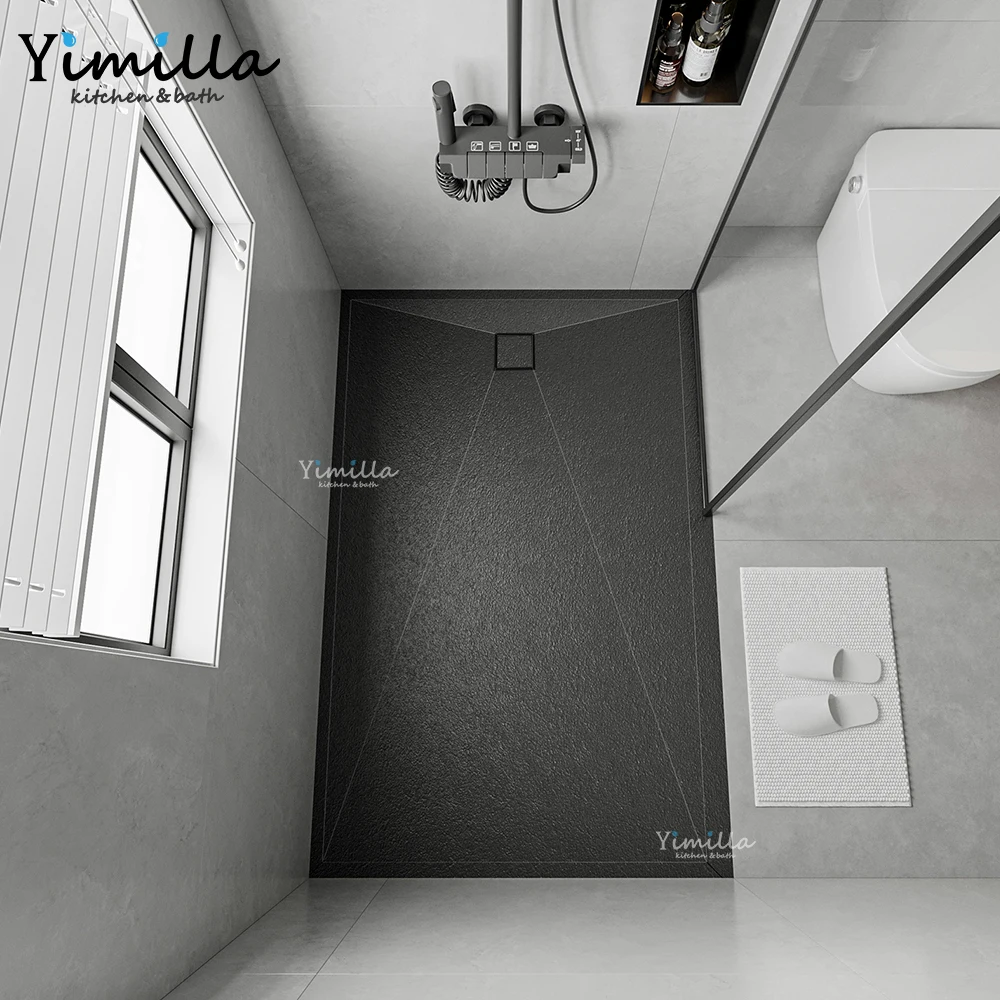 Customizable Ash Dark Color Artificial Stone Removable Shower Tray Price Waterproof Shower Base for Hotel Bathroom
Customizable Ash Dark Color Artificial Stone Removable Shower Tray Price Waterproof Shower Base for Hotel Bathroom